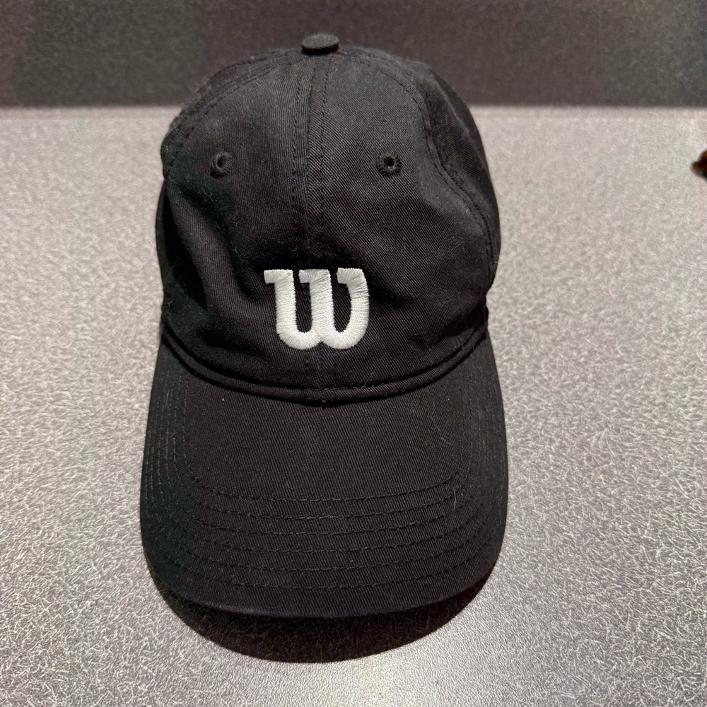 Kids Wilson Classic Black Cap
